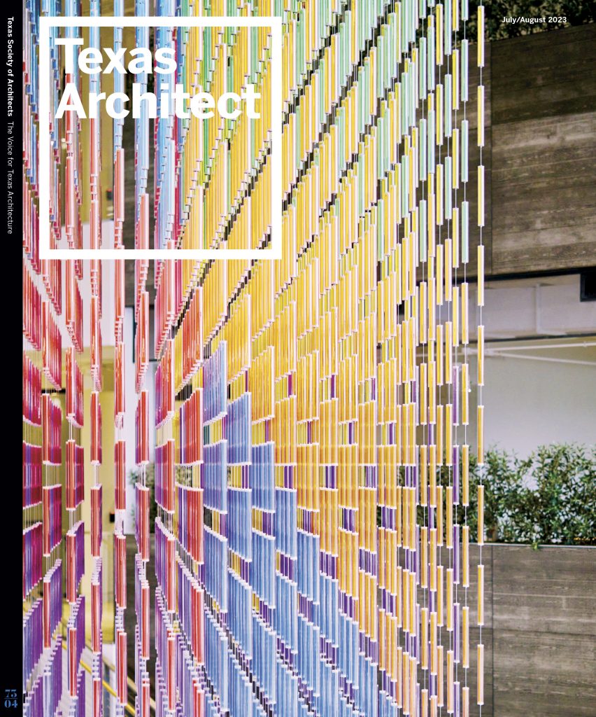 July/August Texas Architect magazine cover. 